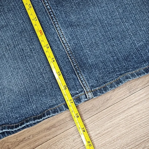 Mossimo Denim Stretch Blue Jean Skirt Women's 8 - Picture 16 of 16